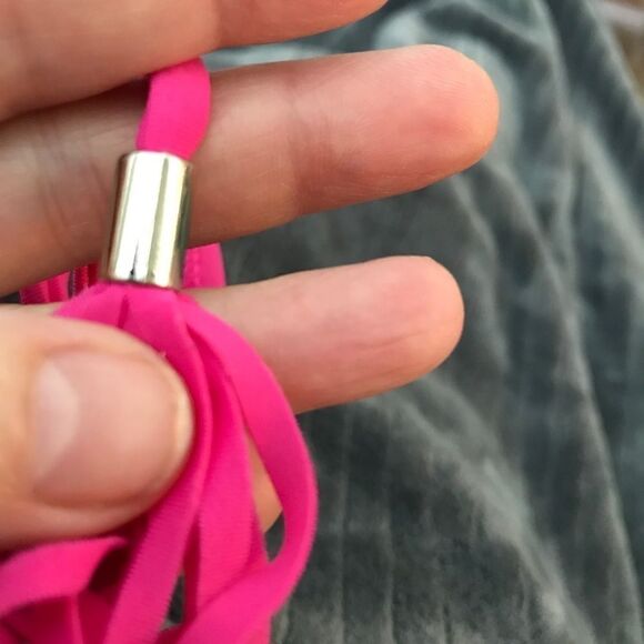 BP Nordstrom Bohemian Tassel Bikini Bottom Hot Pink S - Picture 8 of 11